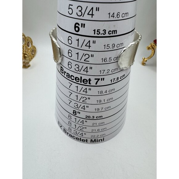 Rustic Cuff Bracelet Engraved Embrace The Journey Silver Tone Brushed Finish - Picture 5 of 7